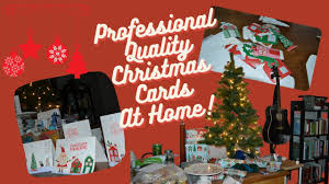 Get wrapped in christmas and get to cranking out those christmas cards! How To Make Professional Quality Christmas Cards At Home Youtube