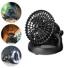 Xmund Xd Ld1 2 In 1 Camping Fan Light Abs 18 Led 2 Modes Ceiling Fan Tent Lamp With Hanging Hook