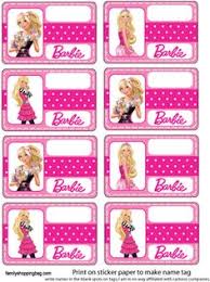 Name Tag Party Decorations Barbie Gifts Barbie Theme Party Barbie Birthday Party