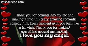 You can just say the phrases, but if you really feel them, you will get results a lot faster. Thank You For Coming Into My I Love You Message