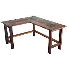 L Shaped Reclaimed Barn Wood Desk Diy Wood Desk Diy Computer Desk Wooden Desk
