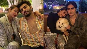 Arjun kapoor and malaika arora's link up rumours have surfaced again recently. Arjun Kapoor Twins With Malaika Arora S Son Arhaan Khan As He Accompanies Them To Visit Her Parents
