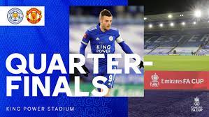 Obviously the game we need to win is on thursday. Leicester City On Twitter Leicester City Will Host Manchester United In The Quarter Finals Of The Facup