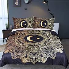 Black And Gold Bedding Sets Uk Sleepwish Celestial Bedding Black Gold Mandala Duvet Cover Queen Elephant Duvet Cover Bedding Sets Uk Duvet Bedding Sets