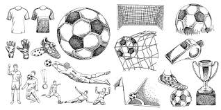 Soccer Drawing Soccer Drawing Soccer Art Drawings