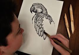 He's 15 now and has already had 6 solo exhibitions. Dusan Krtolica Is A Young Artist That Can Create Incredible Animal Drawings Using Only His Memory