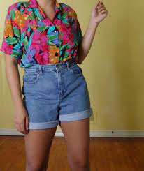 Shop our great selection of 80s vintage clothing & save. Funky Vintage 80s Outfit Floral 80s Top Floral Button Up Shirt Groovy Outfit Cool Vintage Style Modern Vint Vintage Shirts 80s Inspired Outfits 80s Outfit