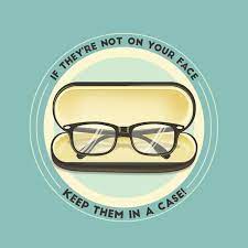 Don T Risk Breaking Your Glasses Be Sure To Keep Them In A Case When They Re Not On Your Face To Avoid Any Accidents Optician Marketing Eye Facts Optician
