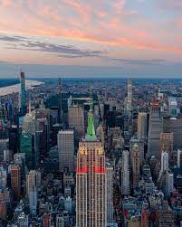 Celebrating Mexican Independence Day With Red White Green Lights Favorite City Seattle Skyline New York Skyline