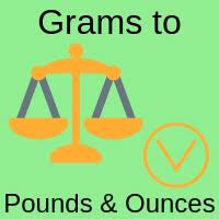 2000 pounds are equal to 4.40925 grams. Grams To Pounds And Ounces Weight Converter G To Lbs And Oz