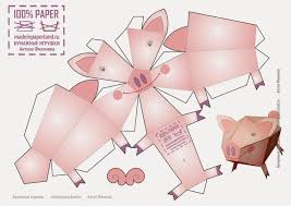 Page of chip, free papercrafts, paper models, paper toys and origami download chip and dale cutie papercraft is designed by spoonful. Made In Paperland Hryushka Iz Bumagi Pig Printables Pinterest Patterns