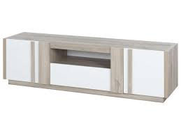 Conforama collection automne hiver meuble et décoration. Meuble Tv Aston Coloris Chene Kronberg Blanc Vente De Meuble Tv Conforama