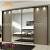 Wooden Cabinet Design For Clothes With Mirror