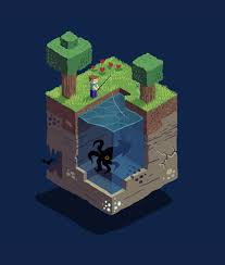 Minecraft Isometric Art Minecraft Game Art