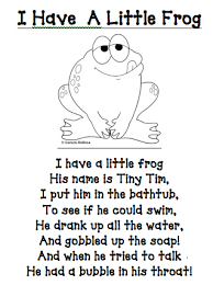 First Grade Best Frog And Toad Preschool Poems Kids Poems Classroom Songs