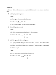 Ketika suatu senyawa tak jenuh. Reaksi Adisi
