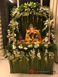 Check out our ganpati decoration ideas for pooja and aarti ki thali. Ganpati Decoration At Home 1000 Ideas For Ganpati Decoration Ganpati Decoration At Home Eco Friendly Ganpati Decoration Decoration For Ganpati