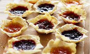 Desert recipts using fillo dough. Jam Tarts With Filo Pastry Recipe