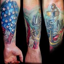 The navy changed its tattoo policy for 2021 to include small neck tattoos, as well as larger tattoos on the arms and legs. 70 Navy Tattoos For Men Usn Ink Design Ideas Tattoos For Guys Navy Tattoos Military Tattoos