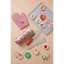 The melissa & doug let's play house fridge fillers look and feel just like the real thing! Buy Melissa Doug Slice And Bake Wooden Christmas Cookie Play Food Set Online In Taiwan 21511196