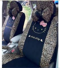 Girly Car Seat Covers And Mats For Women Hello Kitty Car Hello Kitty Car Accessories Hello Kitty