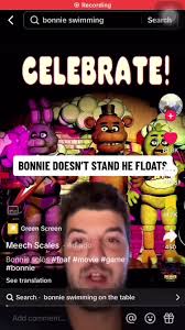 LOL #bonniefnaf #swimming #fnaf #freddyfazbear #chica