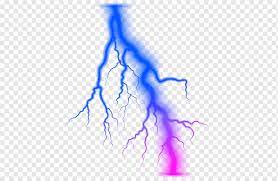 Lightning or thunderbolt light illustration. Lightning Strike Thunder Lightning Purple Blue Sticker Png Pngwing