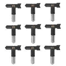 1 Set Durable Tungsten Steel Airless Spray Gun Tips Seal Nozzle For Paint Sprayer Garden Power Tools Seal Nozzle Welding Nozzles Aliexpress