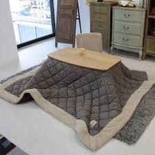 Kotatsu Wooden Folding Table Japanese Style Winter Furniture Elfe 901oak Azumaya Azumayajapan Tr Living Room Japanese Style Asian Home Decor Winter Furniture