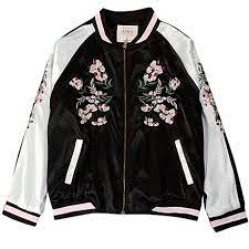 Download chinese floral pattern stock vectors. Normcore Studios China Floral Embroidery Silk Bomber Jacket
