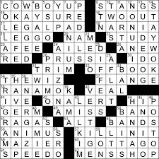 Maybe you would like to learn more about one of these? La Times Crossword 23 Nov 19 Saturday Laxcrossword Com