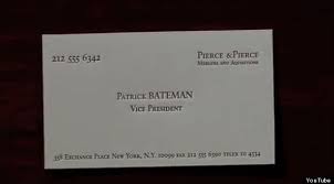 Check spelling or type a new query. The American Psycho Typo That Somehow No One Noticed Until Now Huffpost