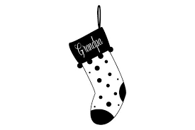 Christmas Stocking For Grandpa Svg Cut File By Creative Fabrica Crafts Creative Fabrica