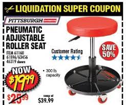Pneumatic Roller Seat Harbor Freight Tools Coupons Online Coupons