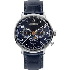 zeppelin 7036 3 lz129 hindenburg save 25 clock doctor zeppelin watch zeppelin moonphase watch