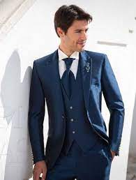 Abito sposo blu in shantung. Abiti Sposo Milano Sposo Abbigliamento Uomo Matrimonio Abiti Da Matrimonio Uomo