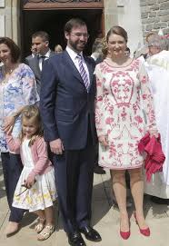 Grand Ducal Family Of Luxembourg Attend The First Communion Of The Prince Of Luxembourg Noah The Son Of Prince Lo Princess Stephanie Queen Dress Royal Dresses