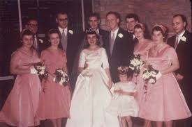 Wedding Party Photograph Wisconsin Historical Society Vintage Wedding Party Colored Wedding Dresses Vintage Bridesmaid Dresses