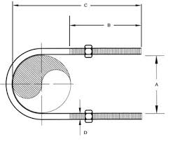 Stainless Steel U Bolts Suppliers Long U Bolts Square U