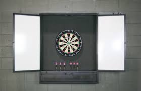 Lay the cabinet face up on a table or floor. Dartbord Cabinet Gameroom Furniture Dart Board Dart Board Cabinet Man Cave Furniture