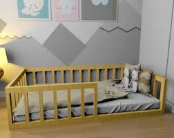 I've always looked up to the montessori methods. Montessori Bed Plan Etsy
