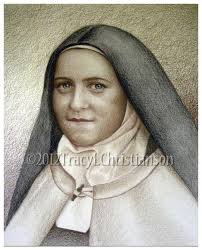 St. Therese of Lisieux, the Little Flower (B) Catholic Fine Art Print,  Doctor of the Church