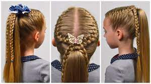 These easy hairstyles for black girls, baby girls and teenagers are perfect for any occasion. 2 Quick And Easy Braided Hairstyles Back To School Little Girls Hairstyles 87 Lgh Youtube