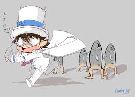Kaito Kid vs The Leg fish apocalypse (drawn by me) : r/OneTruthPrevails