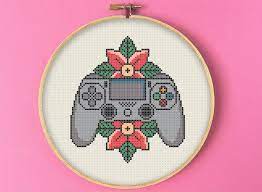 Even the storybook at the. Game Joystick Cross Stitch Pattern Gamer Console Embroidery Etsy In 2021 Cross Stitch Games Cross Stitch Art Stitch Patterns