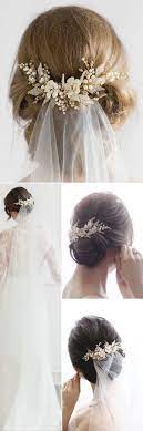 Top 20 Wedding Hairstyles With Veils And Accessories Romantic Wedding Hairstyle Updo Bun Fl Bridal Hair Veil Romantic Wedding Hair Wedding Hairstyles With Veil