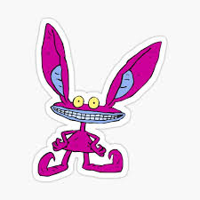 Real monsters, changing roles with oblina. Ickis Stickers Redbubble