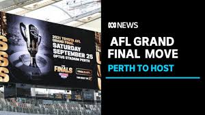 It was the 101st annual grand final of the australian football league (formerly the victorian football league), staged to determine the premiers for the 1997 afl season. The Afl Grand Final Will Be Played In Perth With The Mcg Ruled Out Over Covid 19 Concern Abc News Youtube