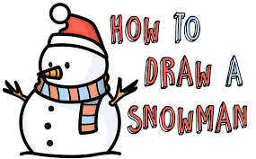Learn how to draw snowman simply by following the steps outlined in our video lessons. Snowman Archives How To Draw Step By Step Drawing Tutorials