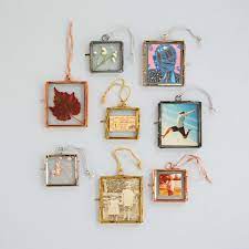 Small Hanging Glass And Metal Photo